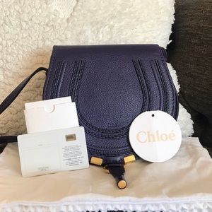Chloe Mini Marcie Storm Blue Crossbody